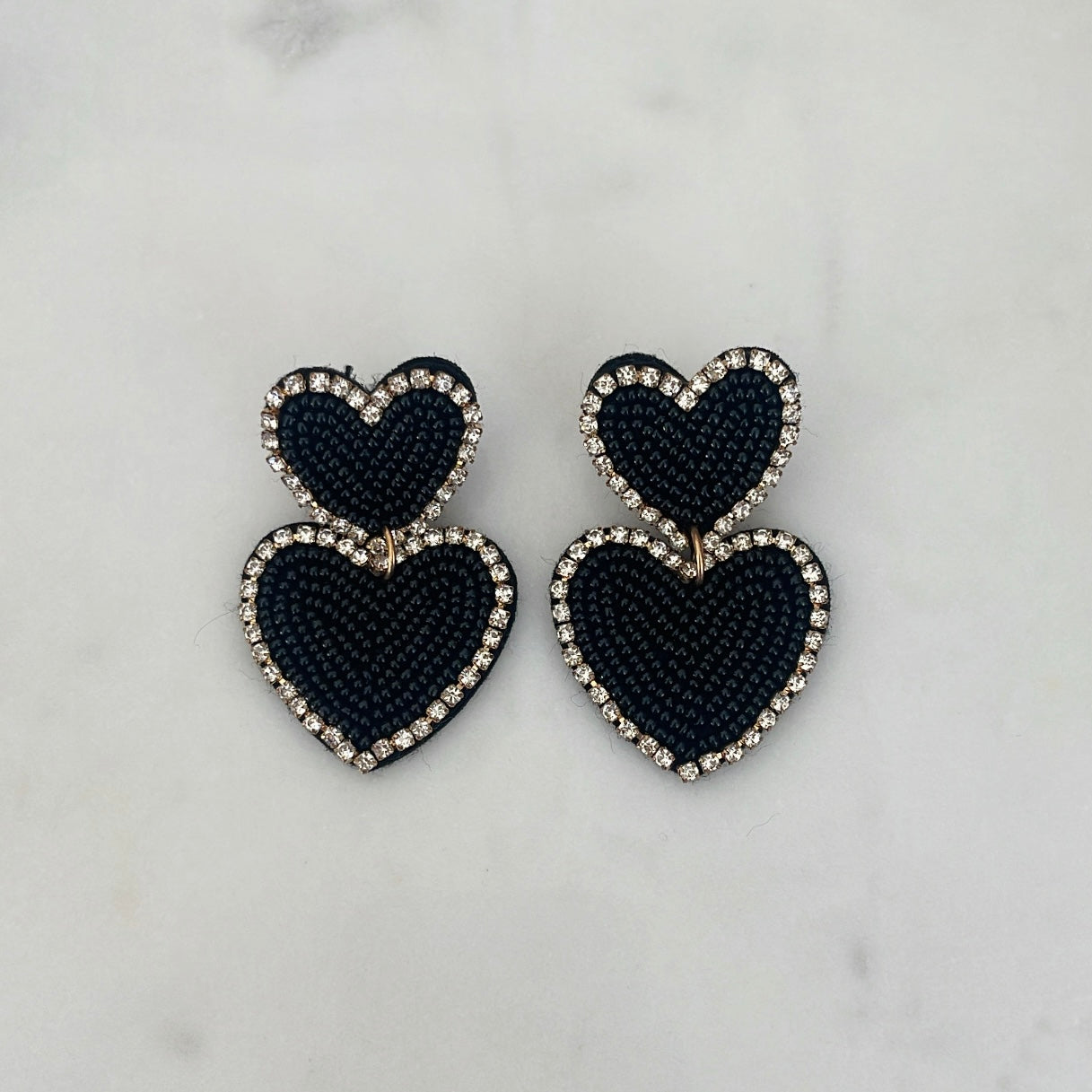 SHINE BRIGHT oorbellen - Black