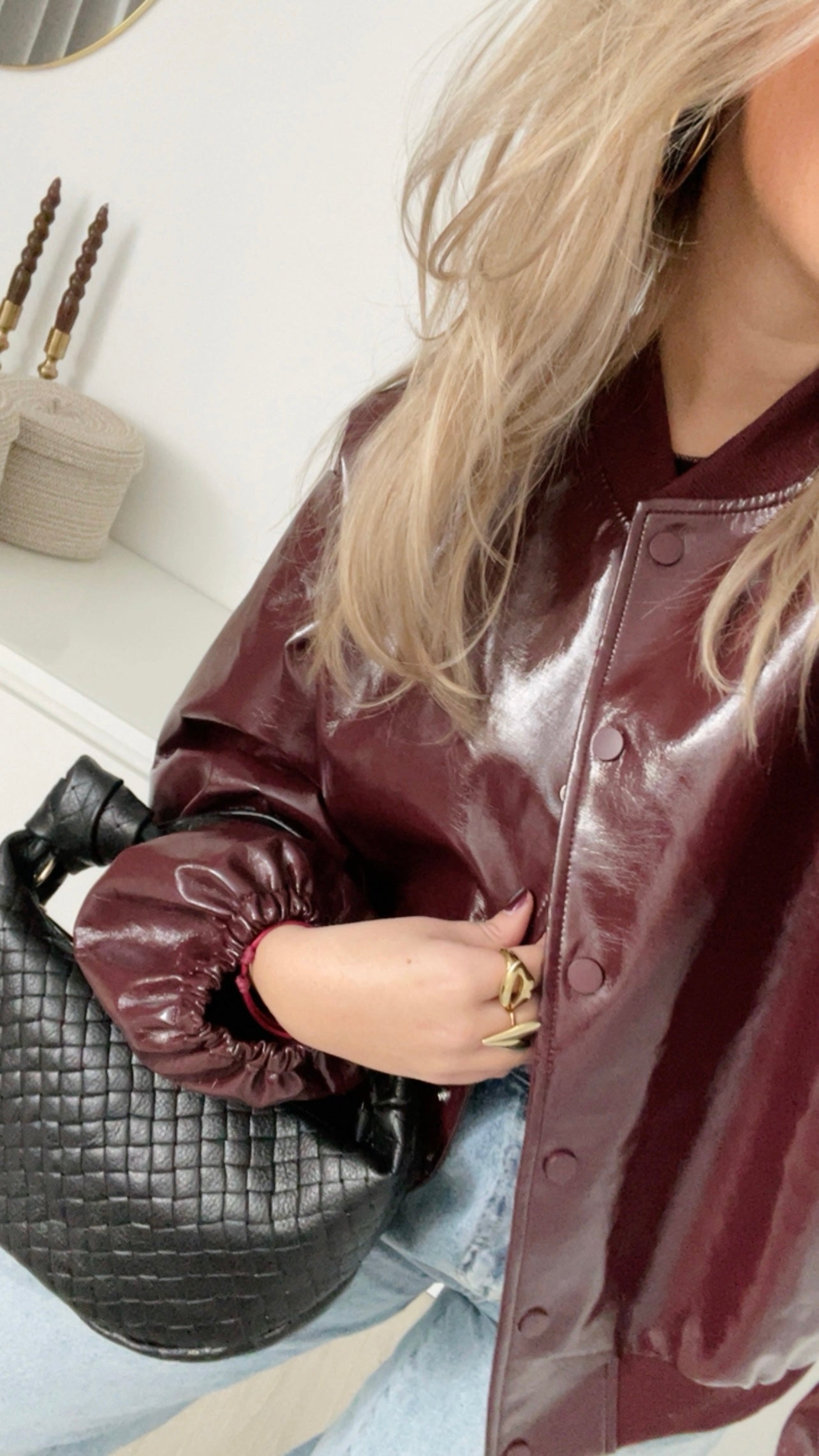 Bomber Jacket Bordeaux