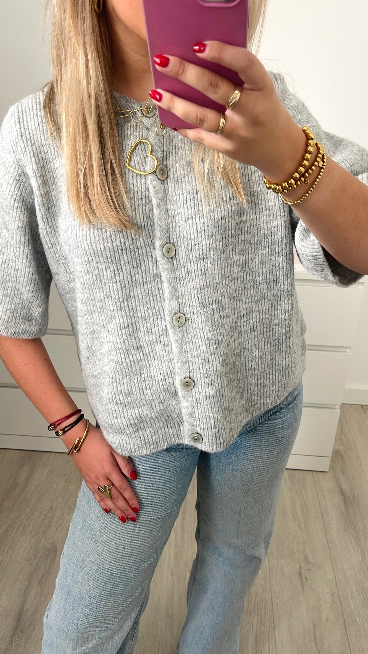 Moon vest - Light Grey