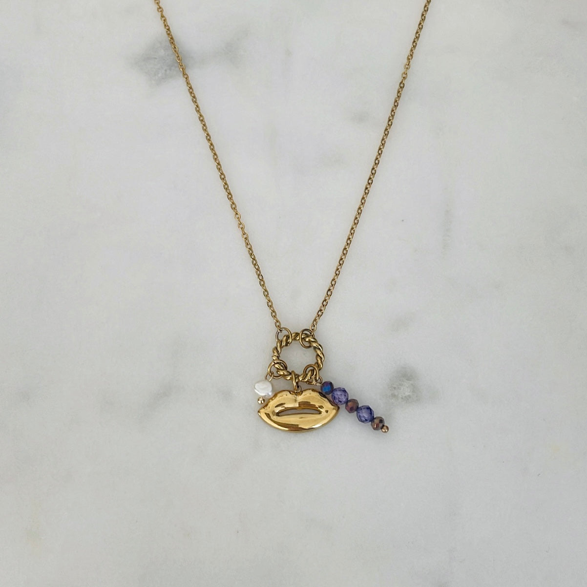 PURPLE KISS ketting