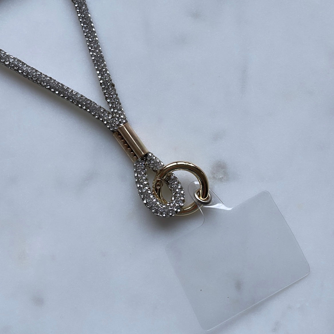 Phone Cord - Zirkonia Silver