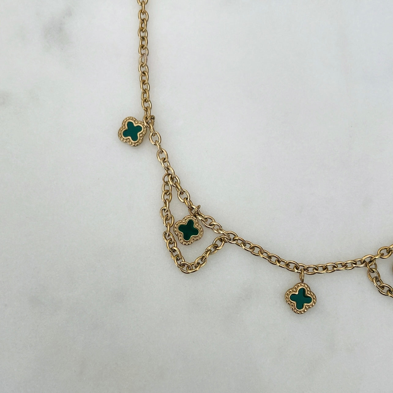 GREEN CLOVER ketting