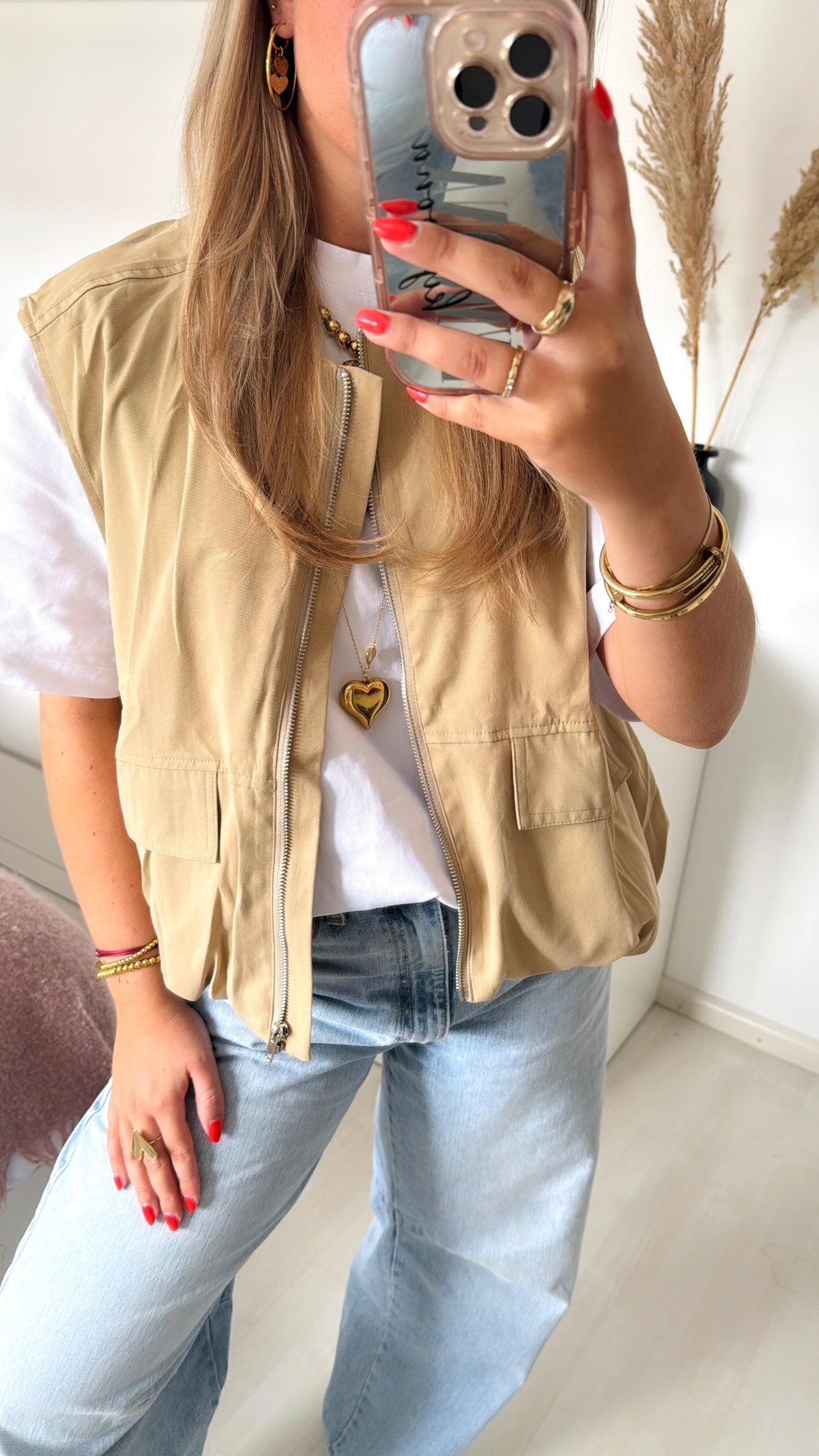 Army Gilet Beige