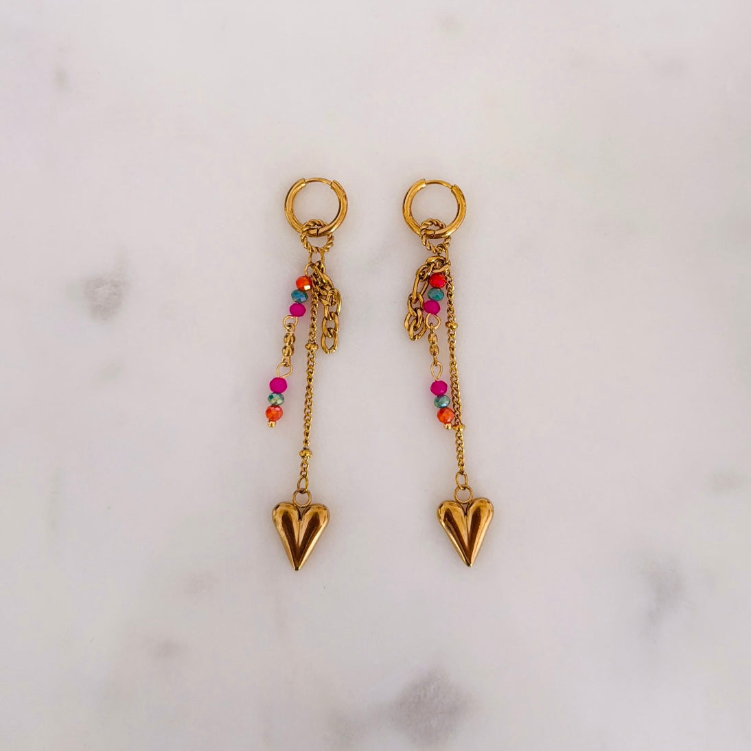 SUMMER HEART oorbellen