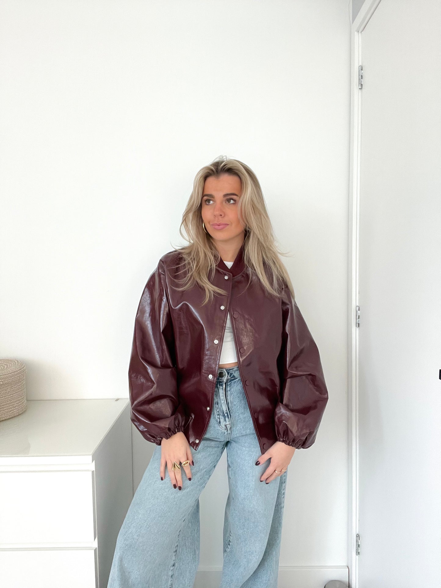 Bomber Jacket Bordeaux