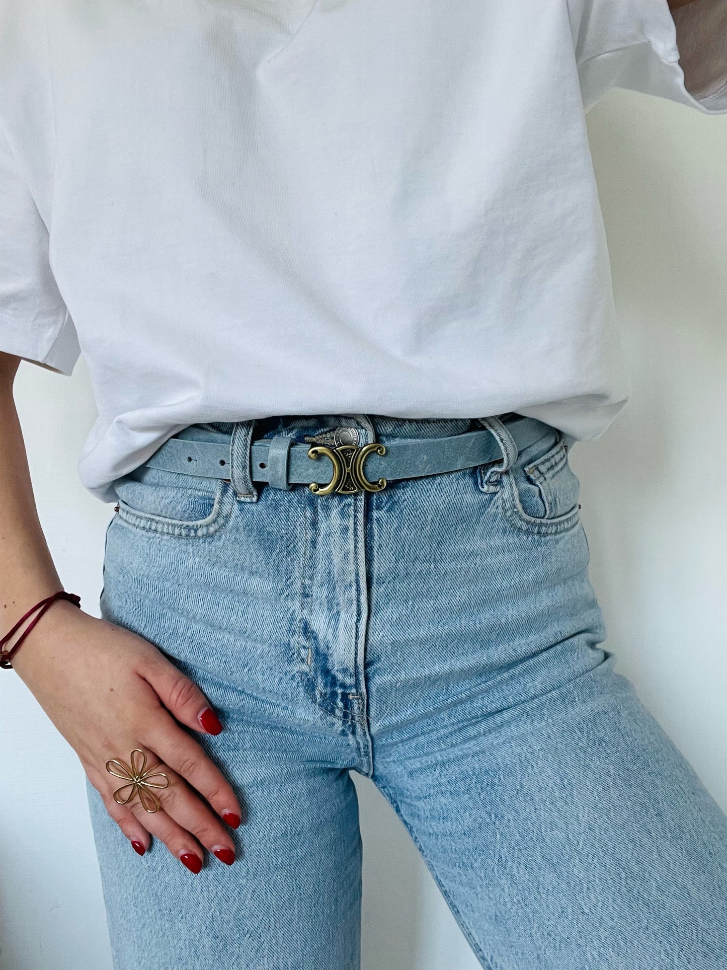 Inspired Belt - Denim Blue