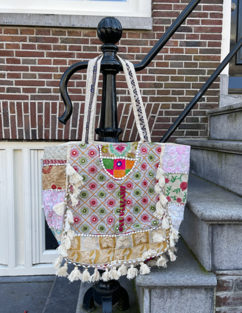 XL Bali Beach Bag - Beige