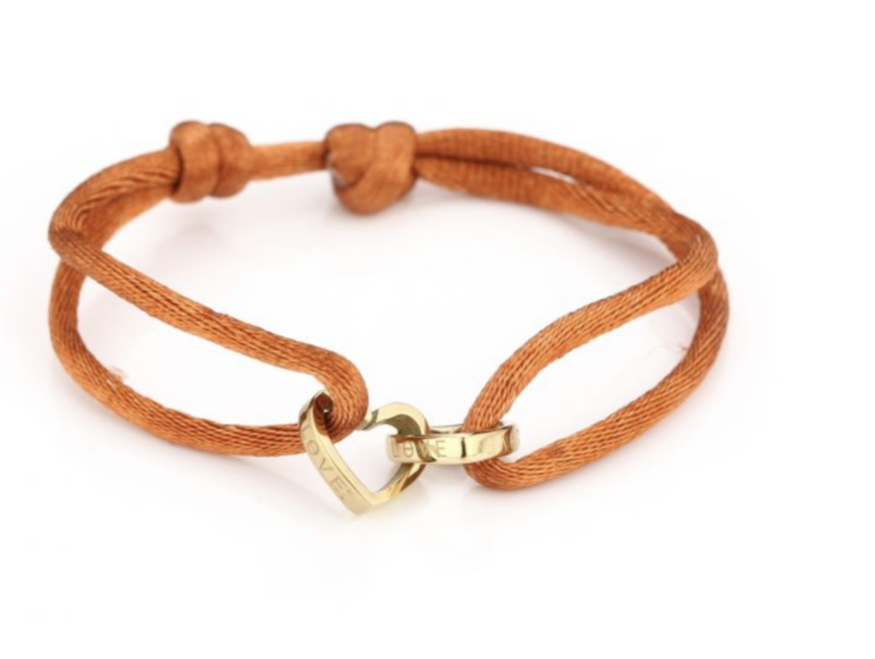 Armband Hartjes - Orange