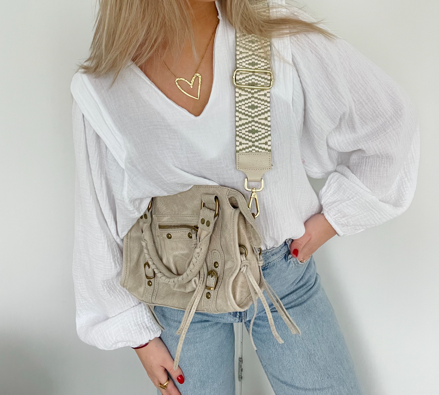 BAG STRAP LIGHT GREEN