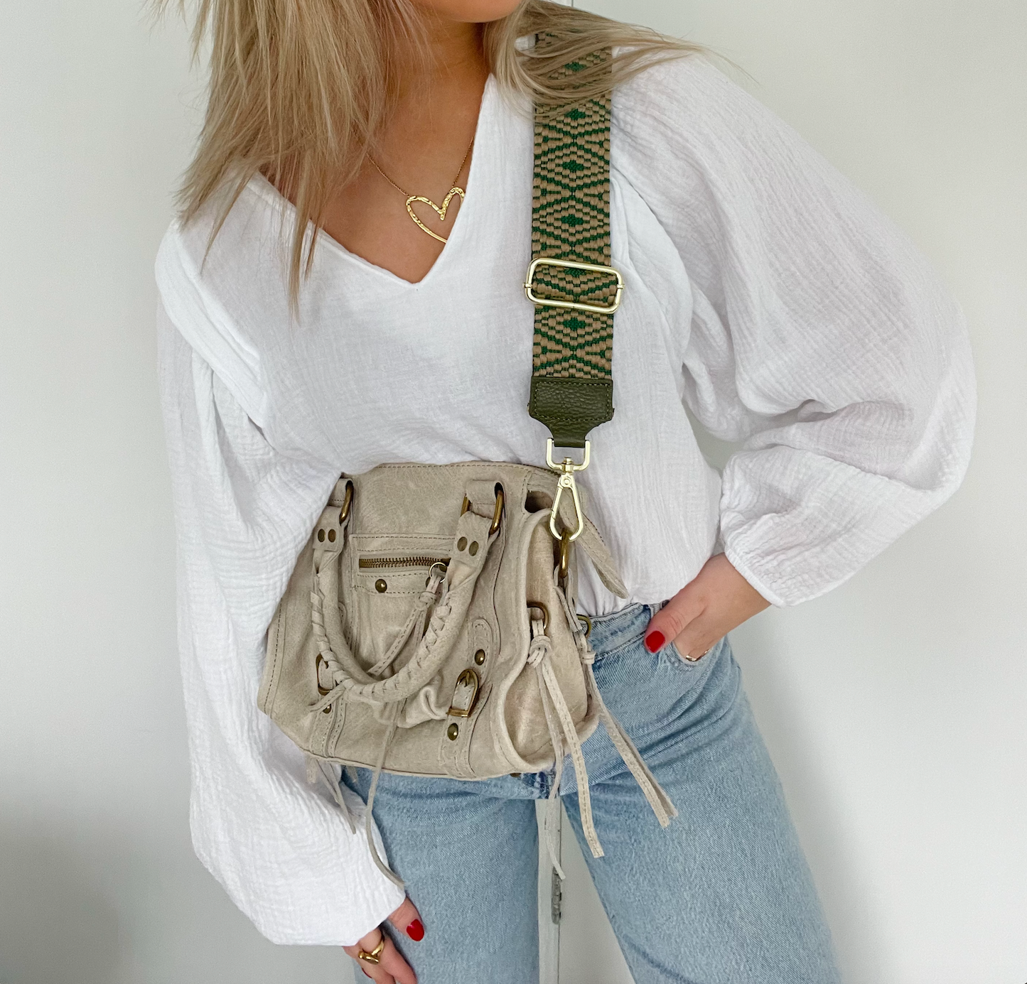 BAG STRAP GREEN