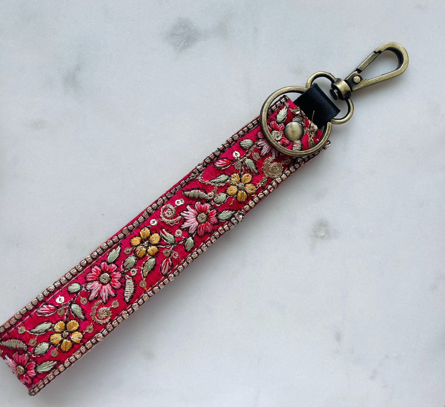 KEY CHAIN PINKY FLOWER