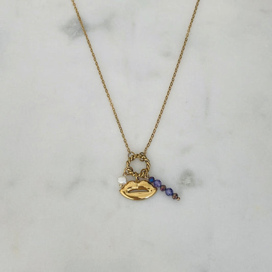 PURPLE KISS ketting