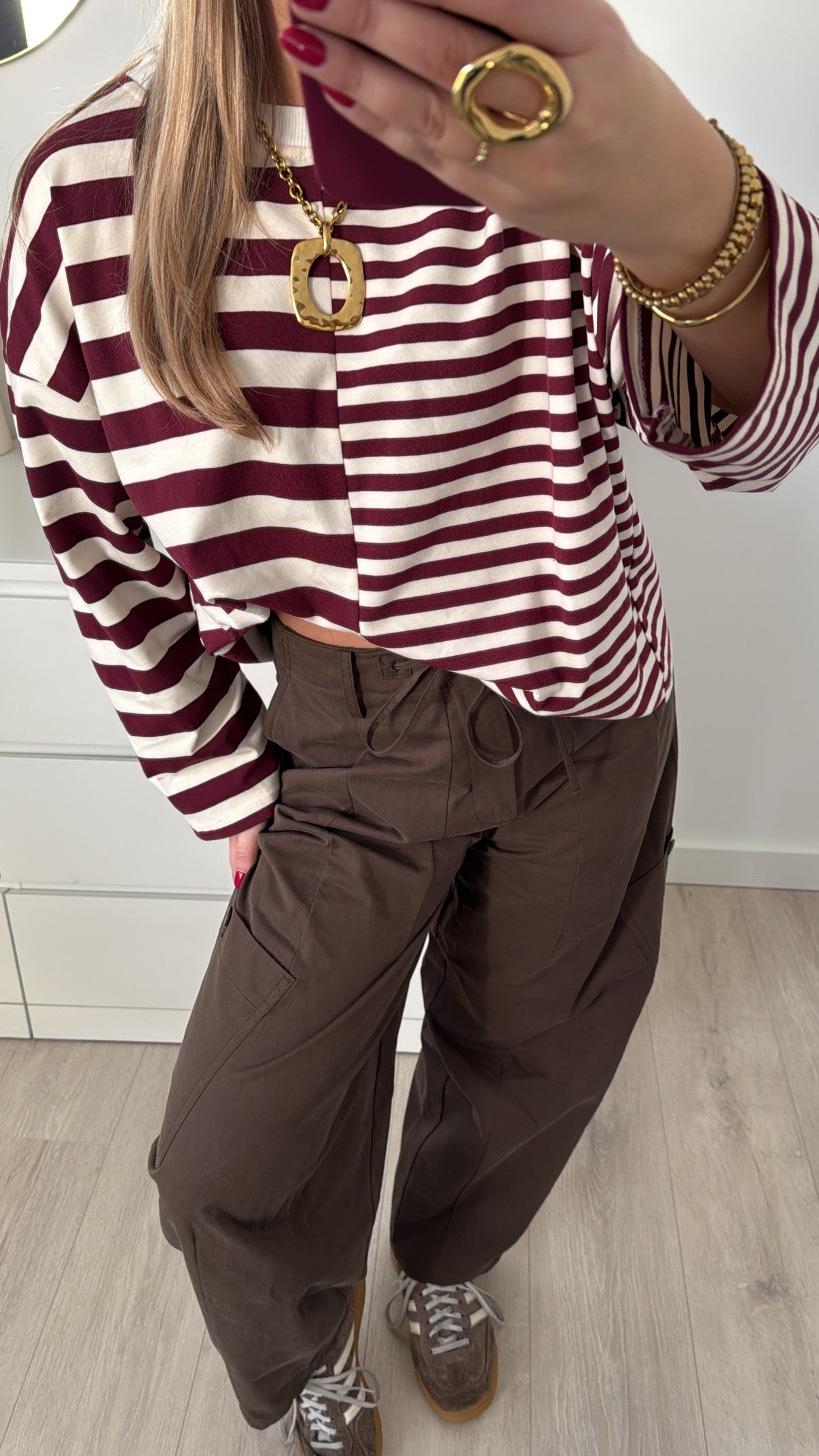 Striped Longsleeve Bordeaux