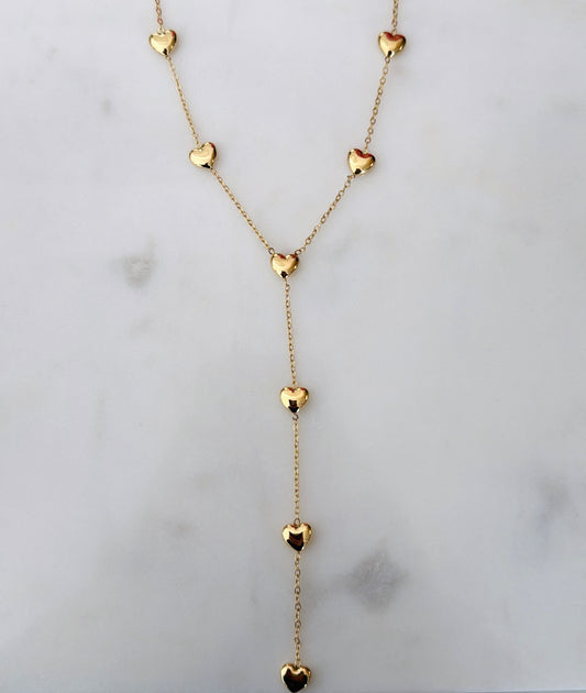 Y HEARTS ketting