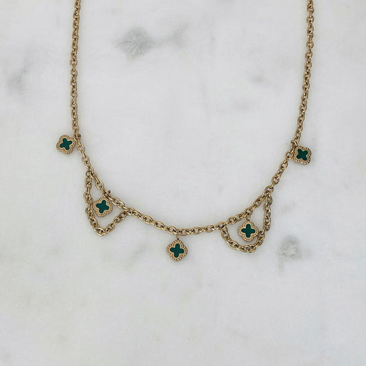 GREEN CLOVER ketting