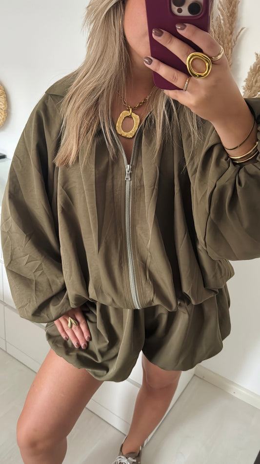 Balloon Jacket Green