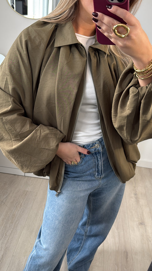 Balloon Jacket Green