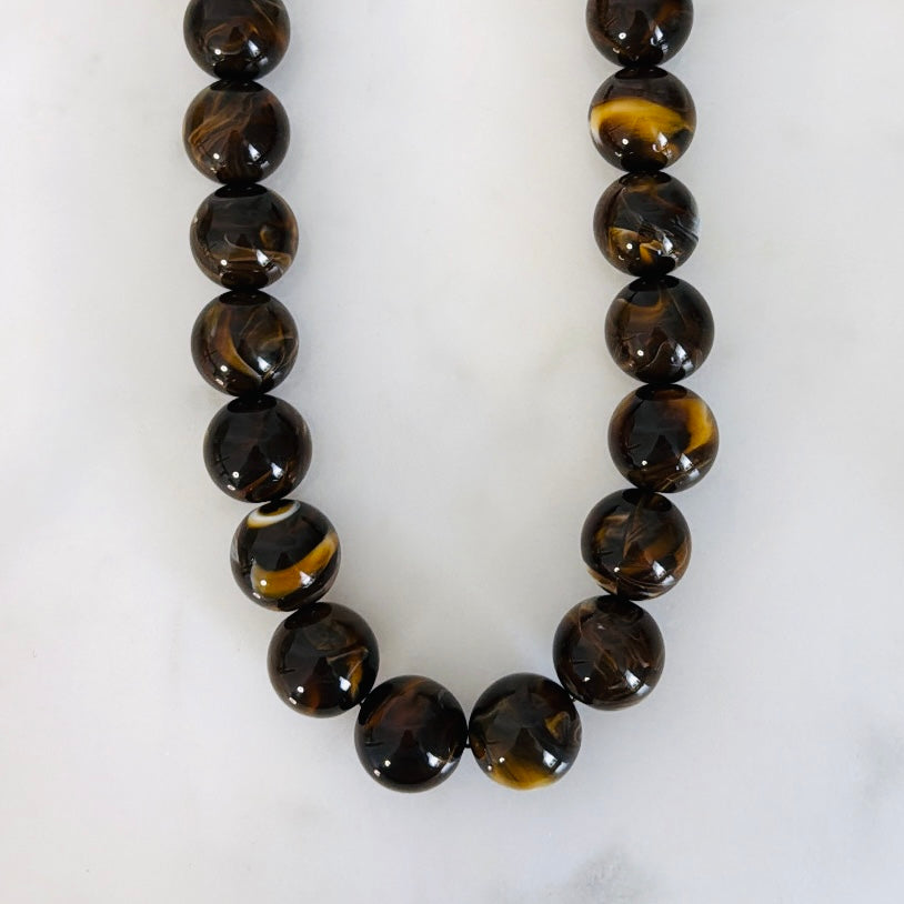 BUBBLE ketting brown
