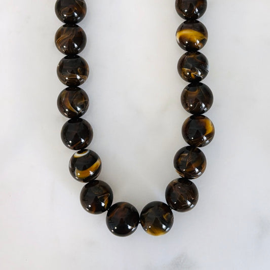 BUBBLE ketting brown