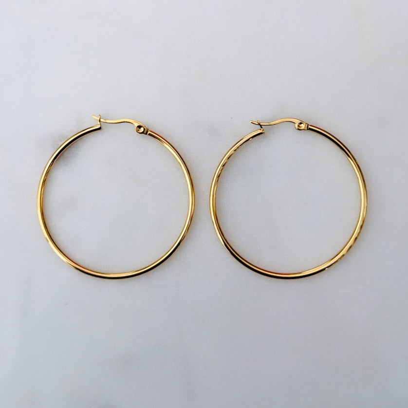 ULTRA THIN HOOP oorbellen