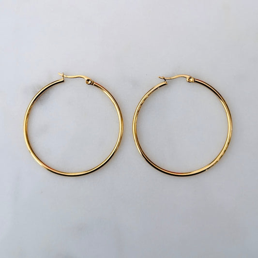 ULTRA THIN HOOP oorbellen