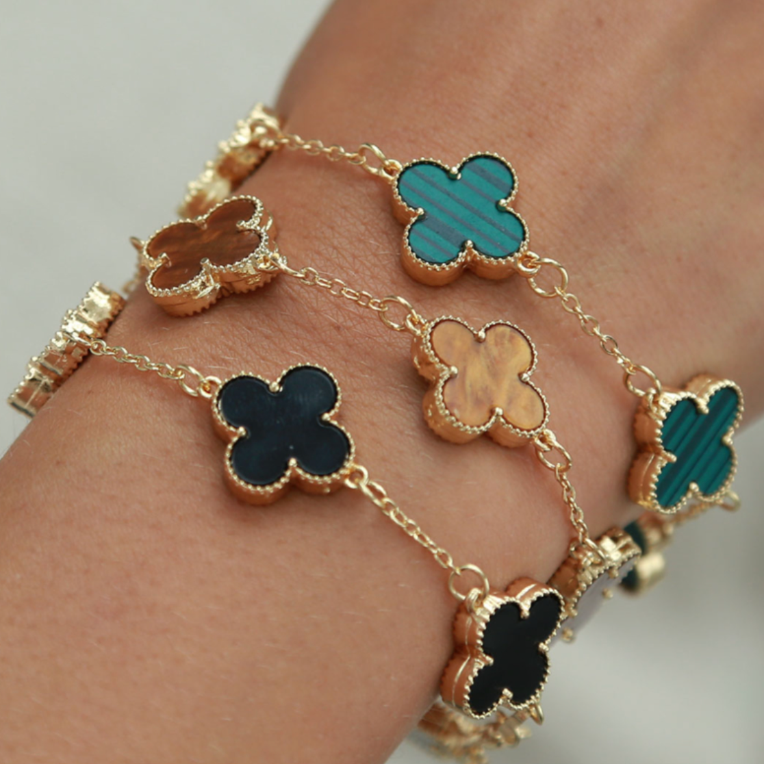 Armband Clover - Copper Gold