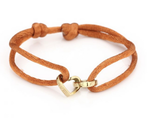 Armband Hartjes - Orange