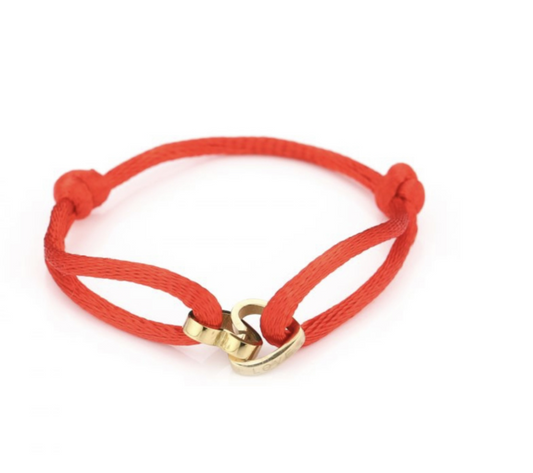 Armband Hartjes - Red